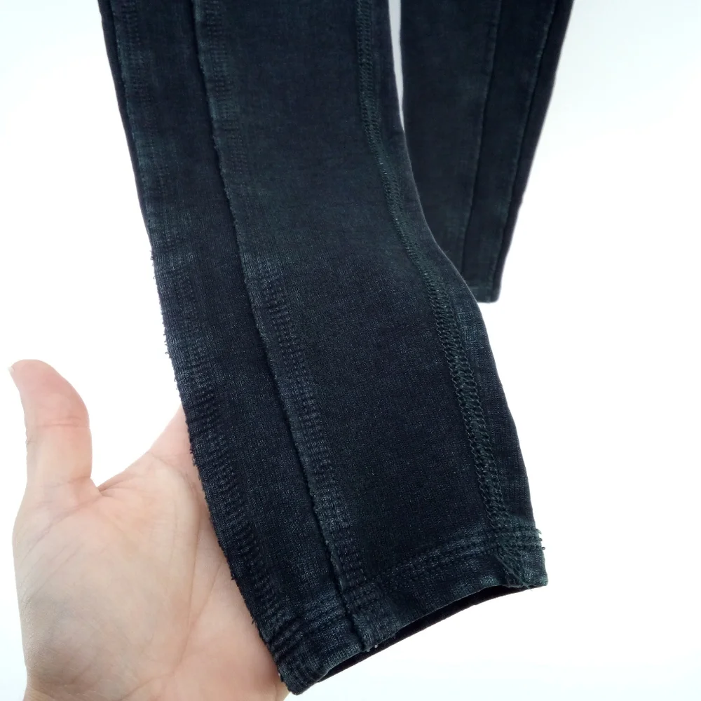 NWT Free People Movement Hybrid Leggings Black Gray Exposed Hem XS - Picture 10 of 15